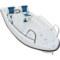 Лодка моторно-гребная Nissamaran Laker 410 с креслами и консолью (белый)